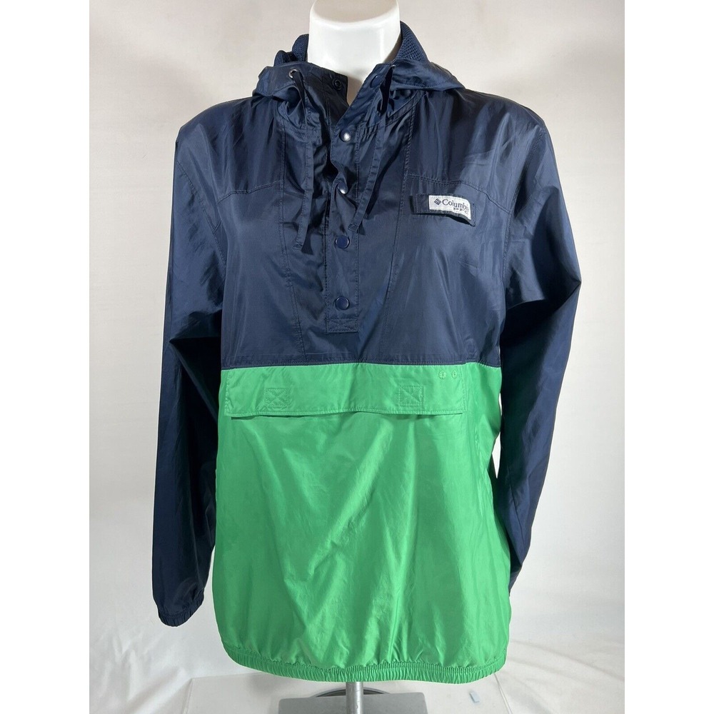 Columbia PFG Anorak Womens Small Hooded Coastal Gorpcore Fishing Jacket